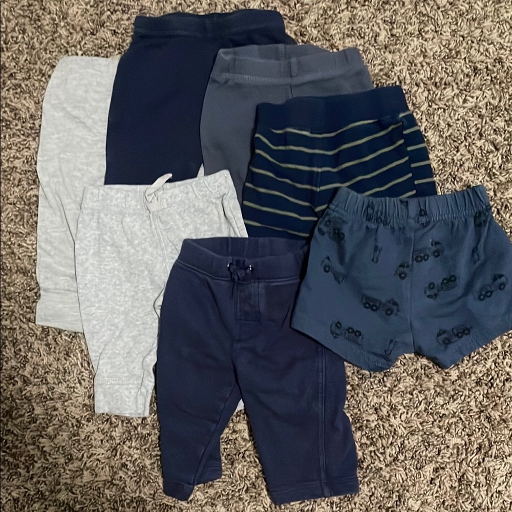 0-3mo boys pants bundle